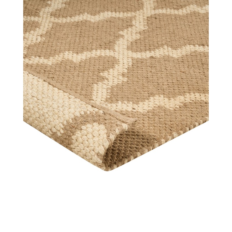 Dywan z juty 160 x 230 cm beżowy MERMER Dywan z juty 160 x 230 cm beżowy MERMER