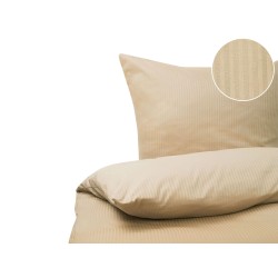 Komplet pościeli AVONDALE Bawełna satynowa 200 x 220 cm Beżowy Komplet pościeli AVONDALE Bawełna satynowa 200 x 220 cm Beżowy