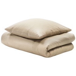 Komplet pościeli AVONDALE Bawełna satynowa 200 x 220 cm Beżowy Komplet pościeli AVONDALE Bawełna satynowa 200 x 220 cm Beżowy