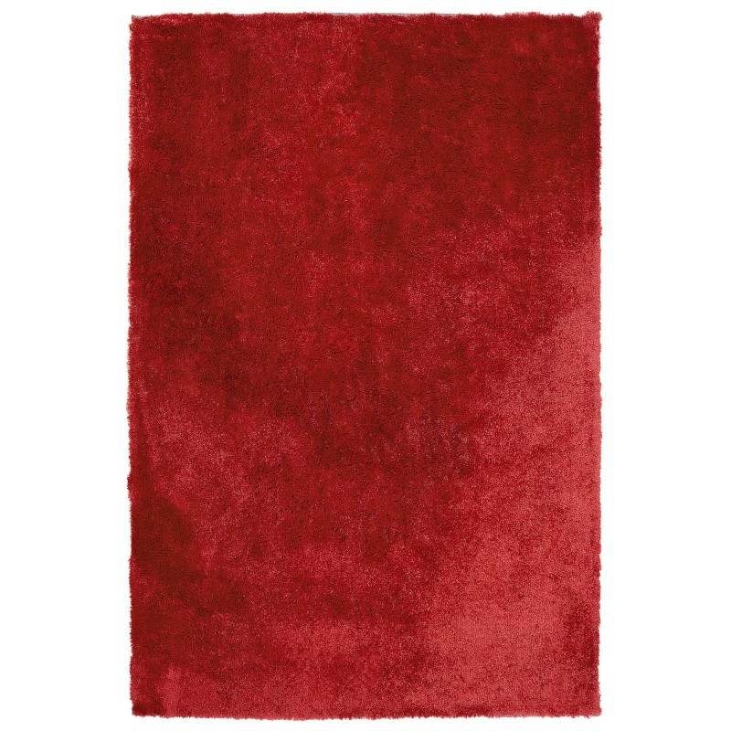 Dywan shaggy 160 x 230 cm czerwony EVREN Dywan shaggy 160 x 230 cm czerwony EVREN