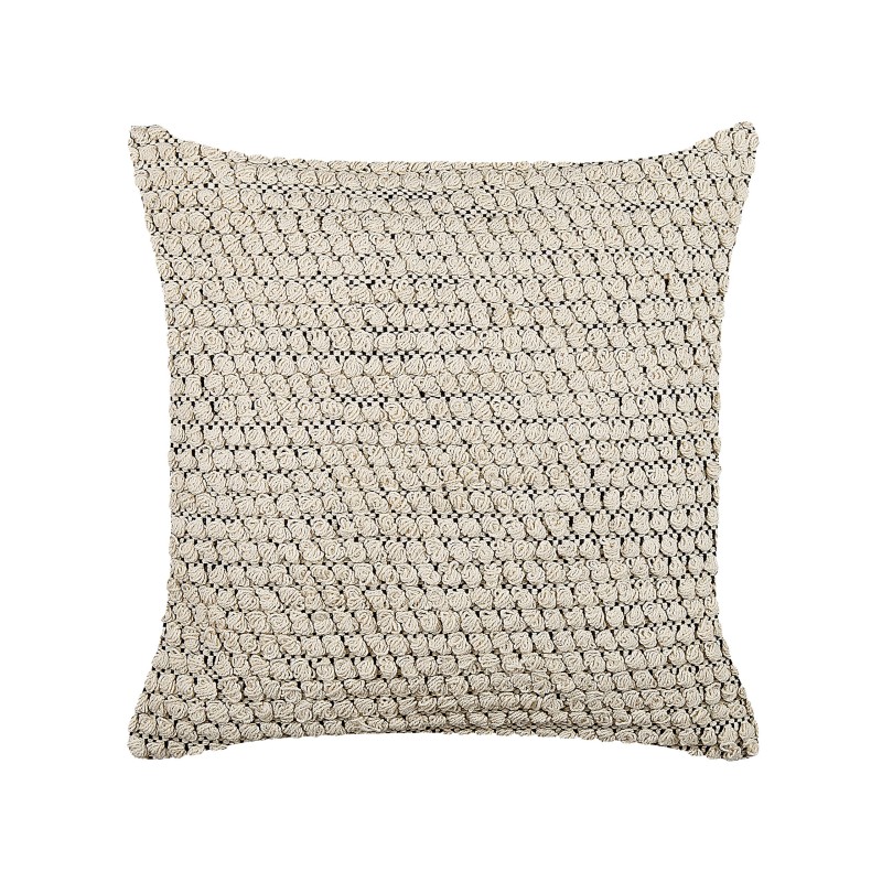 Poduszka dekoracyjna HOWEA Bawełna 45 x 45 cm Beżowy Wzór geometryczny Poduszka dekoracyjna HOWEA Bawełna 45 x 45 cm Beżowy Wzór geometryczny