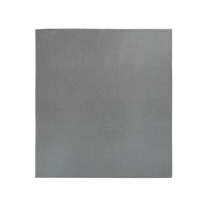 Narzuta na łóżko RAGALA Bawełna 220 x 240 cm Ciemnoszary Narzuta na łóżko RAGALA Bawełna 220 x 240 cm Ciemnoszary