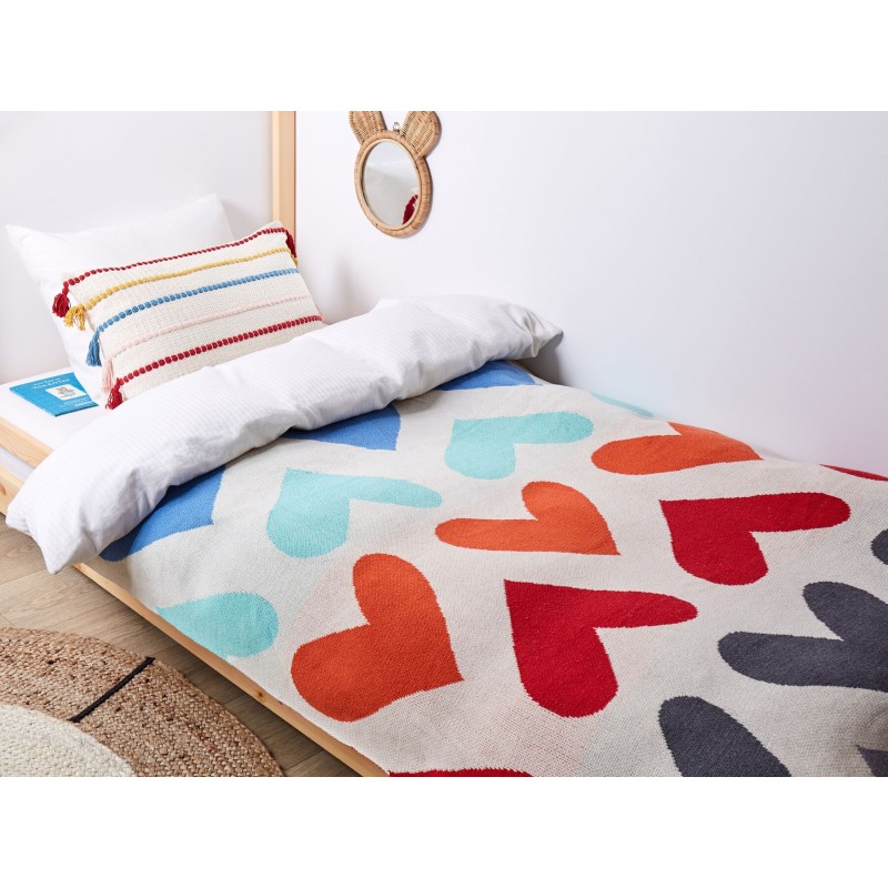 Koc KOHAT Bawełna 130 x 170 cm Kolorowy Koc KOHAT Bawełna 130 x 170 cm Kolorowy