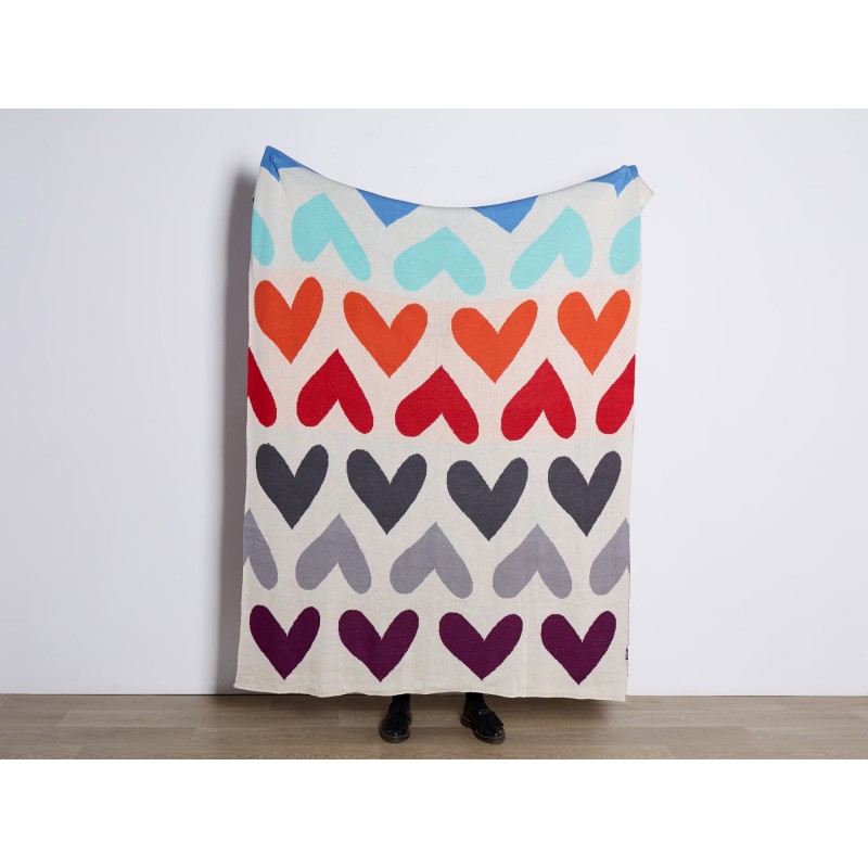 Koc KOHAT Bawełna 130 x 170 cm Kolorowy Koc KOHAT Bawełna 130 x 170 cm Kolorowy