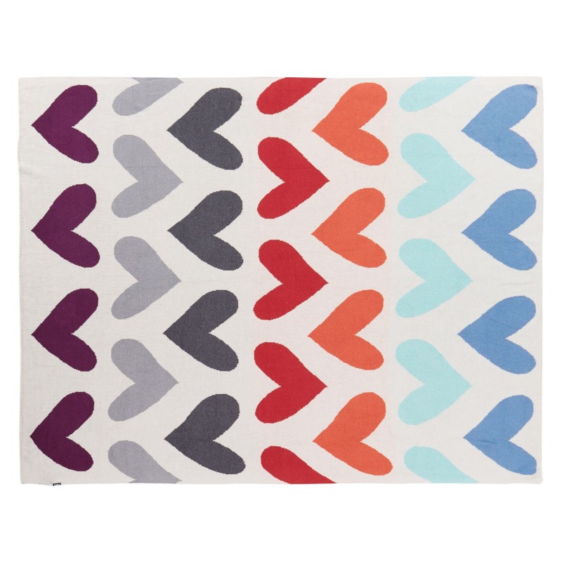 Koc KOHAT Bawełna 130 x 170 cm Kolorowy Koc KOHAT Bawełna 130 x 170 cm Kolorowy
