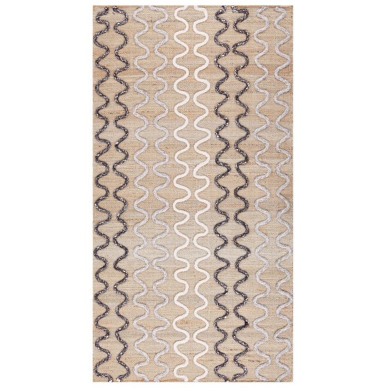 Dywan jutowy 80 x 150 cm beżowy SOGUT Dywan jutowy 80 x 150 cm beżowy SOGUT