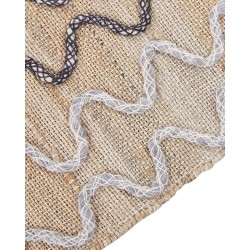 Dywan jutowy 80 x 150 cm beżowy SOGUT Dywan jutowy 80 x 150 cm beżowy SOGUT