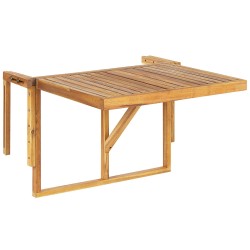 Stolik balkonowy UDINE 70 cm 69 cm Drewno akacjowe Brązowy Stolik balkonowy UDINE 70 cm 69 cm Drewno akacjowe Brązowy