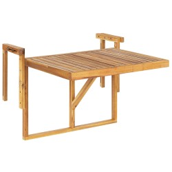 Stolik balkonowy UDINE 70 cm 69 cm Drewno akacjowe Brązowy Stolik balkonowy UDINE 70 cm 69 cm Drewno akacjowe Brązowy