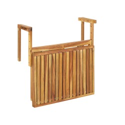 Stolik balkonowy UDINE 70 cm 69 cm Drewno akacjowe Brązowy Stolik balkonowy UDINE 70 cm 69 cm Drewno akacjowe Brązowy