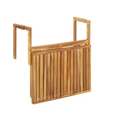 Stolik balkonowy UDINE 70 cm 69 cm Drewno akacjowe Brązowy Stolik balkonowy UDINE 70 cm 69 cm Drewno akacjowe Brązowy
