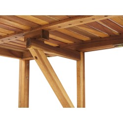 Stolik balkonowy UDINE 70 cm 69 cm Drewno akacjowe Brązowy Stolik balkonowy UDINE 70 cm 69 cm Drewno akacjowe Brązowy