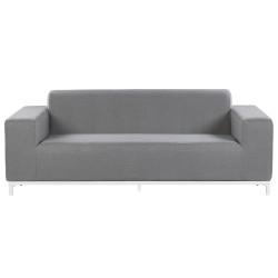 Sofa ogrodowa szara z białym ROVIGO