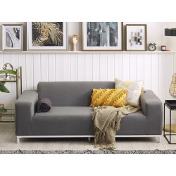 Sofa ogrodowa szara z białym ROVIGO Sofa ogrodowa szara z białym ROVIGO