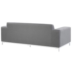 Sofa ogrodowa szara z białym ROVIGO Sofa ogrodowa szara z białym ROVIGO