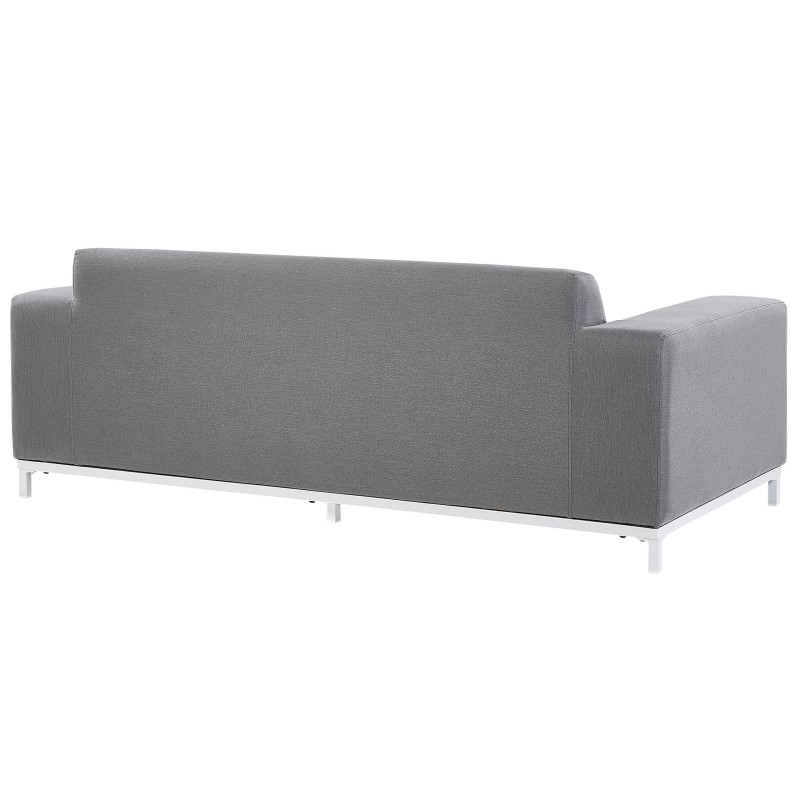 Sofa ogrodowa szara z białym ROVIGO Sofa ogrodowa szara z białym ROVIGO