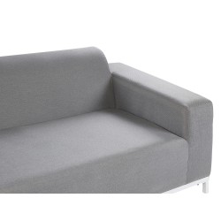 Sofa ogrodowa szara z białym ROVIGO Sofa ogrodowa szara z białym ROVIGO