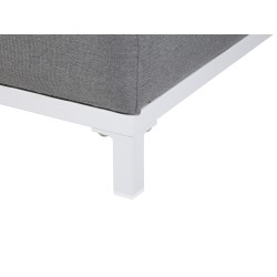 Sofa ogrodowa szara z białym ROVIGO Sofa ogrodowa szara z białym ROVIGO