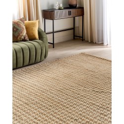 Dywan z juty 200 x 300 cm beżowy ARAPTEPE Dywan z juty 200 x 300 cm beżowy ARAPTEPE