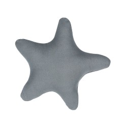 Bawełniana poduszka dla dzieci gwiazda 40 x 40 cm szara BHOPAL Bawełniana poduszka dla dzieci gwiazda 40 x 40 cm szara BHOPAL