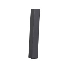 Stół ogrodowy CANETTO 150 cm 90 cm Szkło Czarny Stół ogrodowy CANETTO 150 cm 90 cm Szkło Czarny