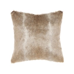 Zestaw 2 poduszek dekoracyjnych HORDEUM Sztuczne futro 45 x 45 cm Jasnobrązowy Jednolity Zestaw 2 poduszek dekoracyjnych HORDEUM Sztuczne futro 45 x 45 cm Jasnobrązowy Jednolity