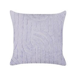 Poduszka dekoracyjna TELLIMA Bawełna 45 x 45 cm Fioletowy Wzór geometryczny