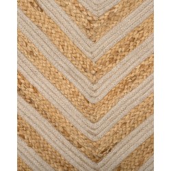 Dywan bawełniany 80 x 150 cm beżowy PIRLI Dywan bawełniany 80 x 150 cm beżowy PIRLI