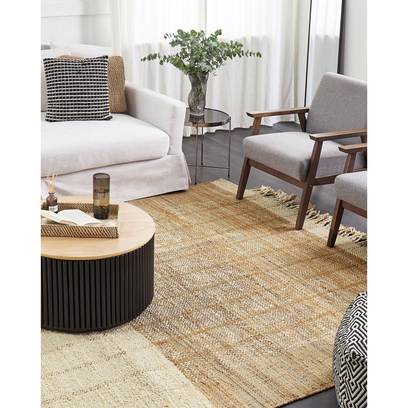 Dywan z juty 200 x 300 cm beżowy KARKIN Dywan z juty 200 x 300 cm beżowy KARKIN