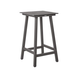 Stolik ogrodowy barowy ADIRONDACK 60 cm 59 cm Materiał syntetyczny Ciemnoszary