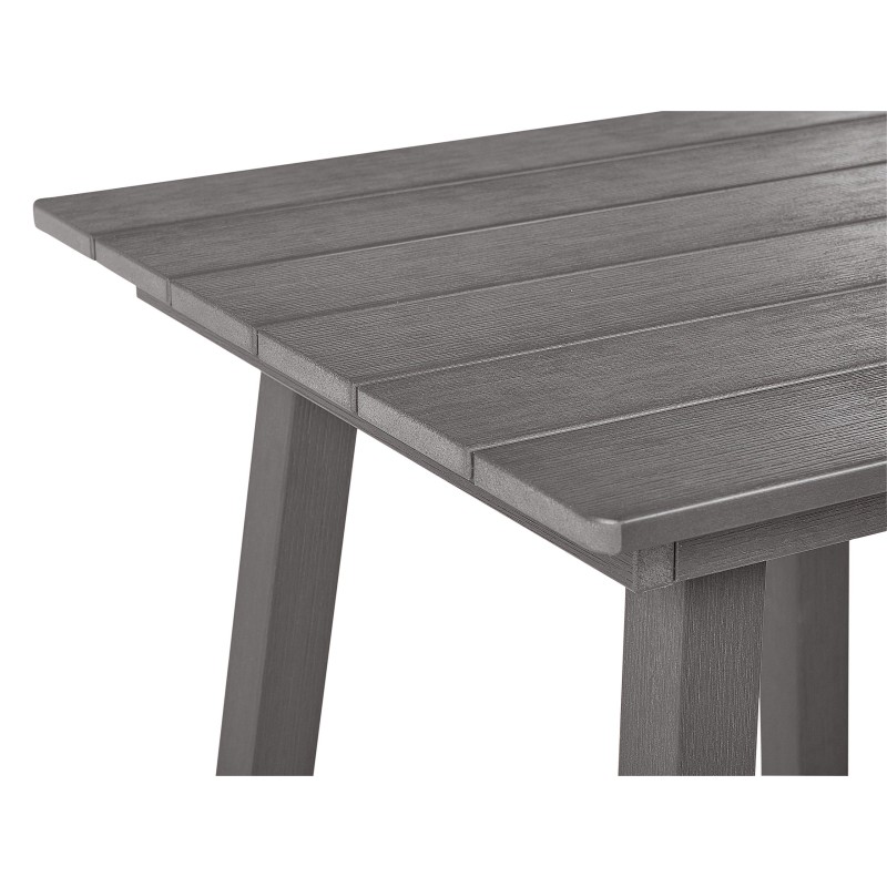 Stolik ogrodowy barowy ADIRONDACK 60 cm 59 cm Materiał syntetyczny Ciemnoszary Stolik ogrodowy barowy ADIRONDACK 60 cm 59 cm Materiał syntetyczny Ciemnoszary