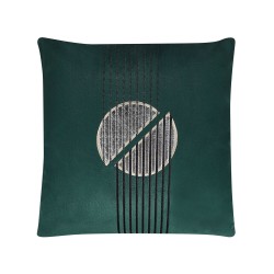 Zestaw 2 poduszek dekoracyjnych CEROPEGIA Welur 45 x 45 cm Szmaragdowy Wzór geometryczny Zestaw 2 poduszek dekoracyjnych CEROPEGIA Welur 45 x 45 cm Szmaragdowy Wzór geometryczny
