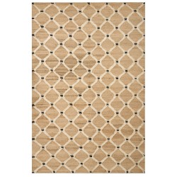 Dywan z juty 200 x 300 cm beżowy KALEKOY Dywan z juty 200 x 300 cm beżowy KALEKOY