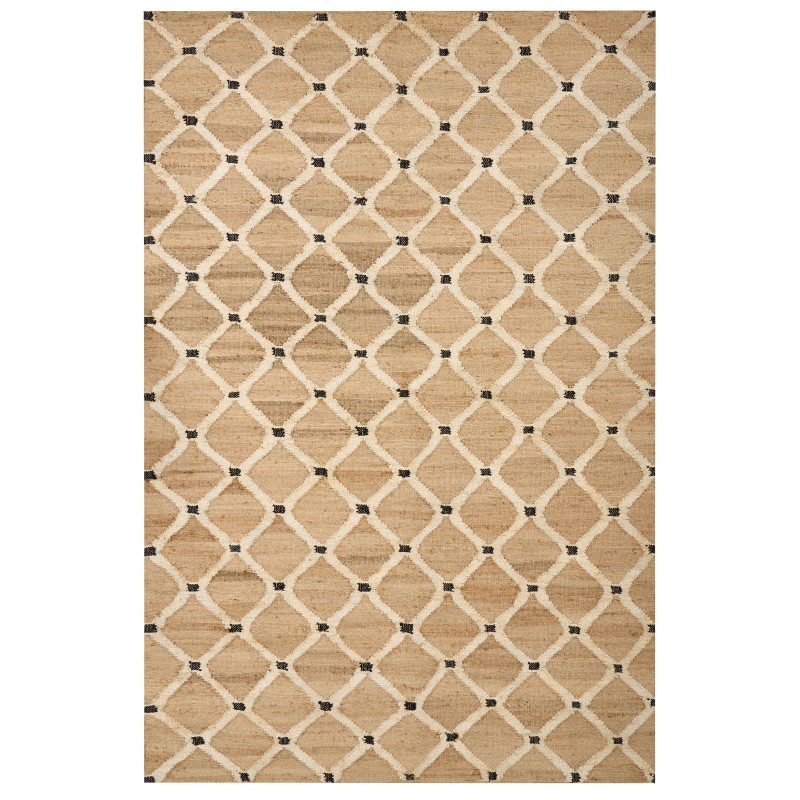 Dywan z juty 200 x 300 cm beżowy KALEKOY Dywan z juty 200 x 300 cm beżowy KALEKOY