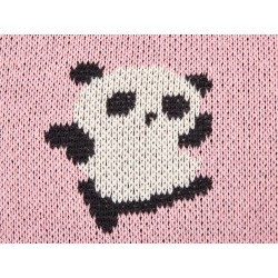 2 poduszki dla dzieci bawełniane w pandy 45 x 45 cm różowe TALOKAN 2 poduszki dla dzieci bawełniane w pandy 45 x 45 cm różowe TALOKAN