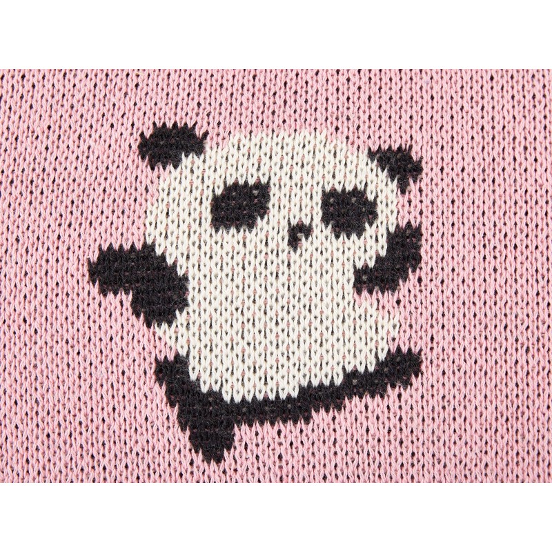 2 poduszki dla dzieci bawełniane w pandy 45 x 45 cm różowe TALOKAN 2 poduszki dla dzieci bawełniane w pandy 45 x 45 cm różowe TALOKAN