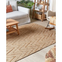 Dywan z juty 160 x 230 cm beżowy DADAY Dywan z juty 160 x 230 cm beżowy DADAY