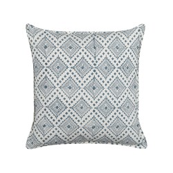 Zestaw 2 poduszek dekoracyjnych CORDATA Bawełna 45 x 45 cm Niebieski Wzór orientalny Zestaw 2 poduszek dekoracyjnych CORDATA Bawełna 45 x 45 cm Niebieski Wzór orientalny