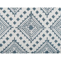 Zestaw 2 poduszek dekoracyjnych CORDATA Bawełna 45 x 45 cm Niebieski Wzór orientalny Zestaw 2 poduszek dekoracyjnych CORDATA Bawełna 45 x 45 cm Niebieski Wzór orientalny
