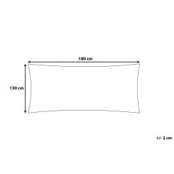 Koc ASAKA Bawełna 130 x 180 cm Beżowy Koc ASAKA Bawełna 130 x 180 cm Beżowy