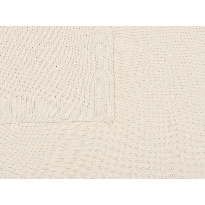 Koc ASAKA Bawełna 130 x 180 cm Beżowy Koc ASAKA Bawełna 130 x 180 cm Beżowy