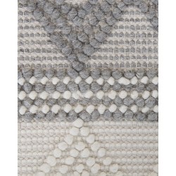 Dywan wełniany 200 x 200 cm beżowo-szary BOZOVA Dywan wełniany 200 x 200 cm beżowo-szary BOZOVA