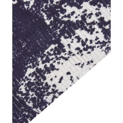 Dywan z wiskozy 80 x 150 cm fioletowy z białym AKARSU Dywan z wiskozy 80 x 150 cm fioletowy z białym AKARSU