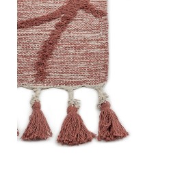 Dywan bawełniany 80 x 150 cm czerwony KIRSEHIR Dywan bawełniany 80 x 150 cm czerwony KIRSEHIR