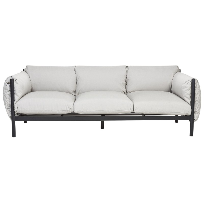 Sofa ogrodowa 3-osobowa jasnoszara ESPERIA Sofa ogrodowa 3-osobowa jasnoszara ESPERIA