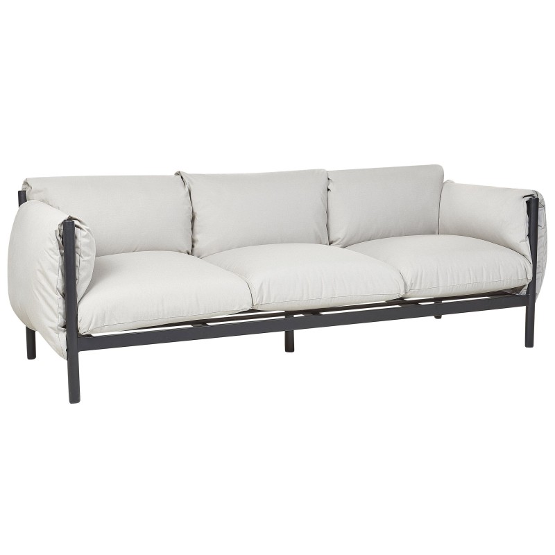 Sofa ogrodowa 3-osobowa jasnoszara ESPERIA Sofa ogrodowa 3-osobowa jasnoszara ESPERIA