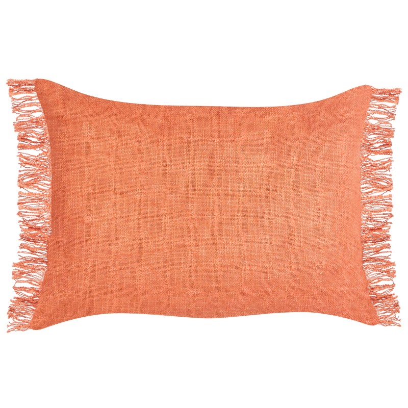 Zestaw 2 poduszek dekoracyjnych MABA Bawełna 50 x 35 cm Pomarańczowy Jednolity Zestaw 2 poduszek dekoracyjnych MABA Bawełna 50 x 35 cm Pomarańczowy Jednolity