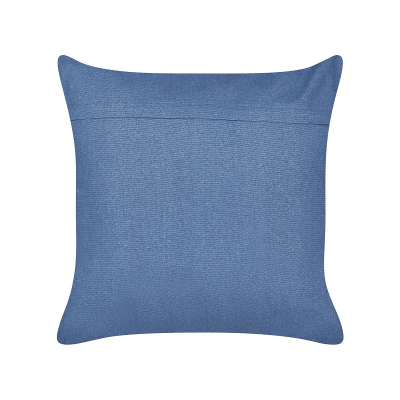 Poduszka dekoracyjna PENTAS Welur 45 x 45 cm Granatowy Wzór zwierzęcy Poduszka dekoracyjna PENTAS Welur 45 x 45 cm Granatowy Wzór zwierzęcy
