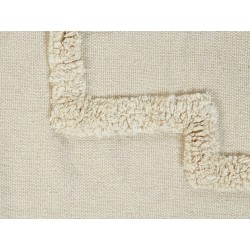 Koc CHACK Bawełna 200 x 220 cm Beżowy Koc CHACK Bawełna 200 x 220 cm Beżowy