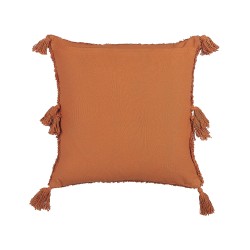 Zestaw 2 poduszek dekoracyjnych AVIUM Bawełna 45 x 45 cm Pomarańczowy Wzór geometryczny Zestaw 2 poduszek dekoracyjnych AVIUM Bawełna 45 x 45 cm Pomarańczowy Wzór geometryczny